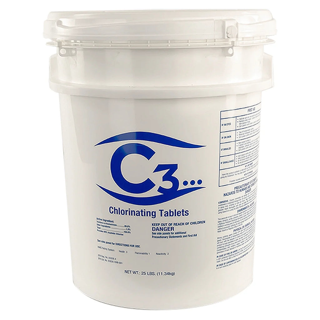 3" Stabilized Chlorinating Tablets, 25 lbs I1703