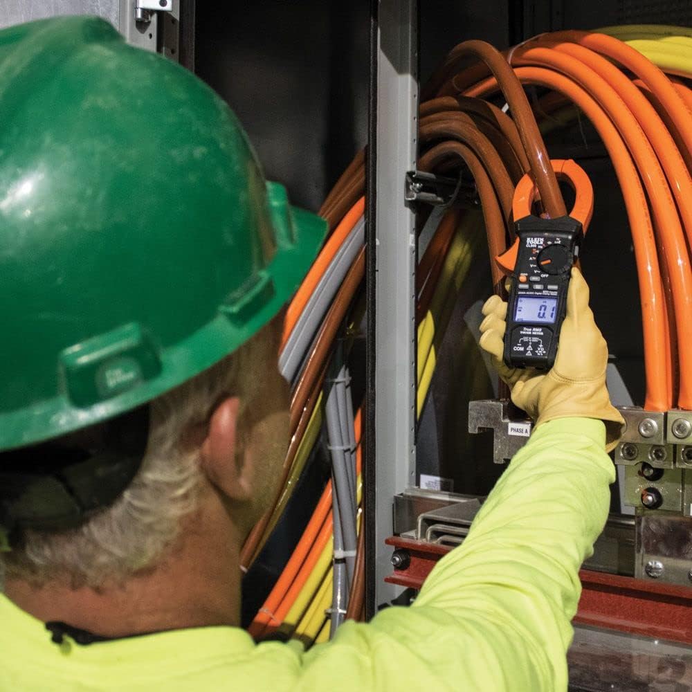Digital Clamp Meter, Auto Ranging TRMS, AC/DC Voltage/Current, 2000A, LoZ, Continuity, Frequency, NCVT, Temp, 1000V G76744