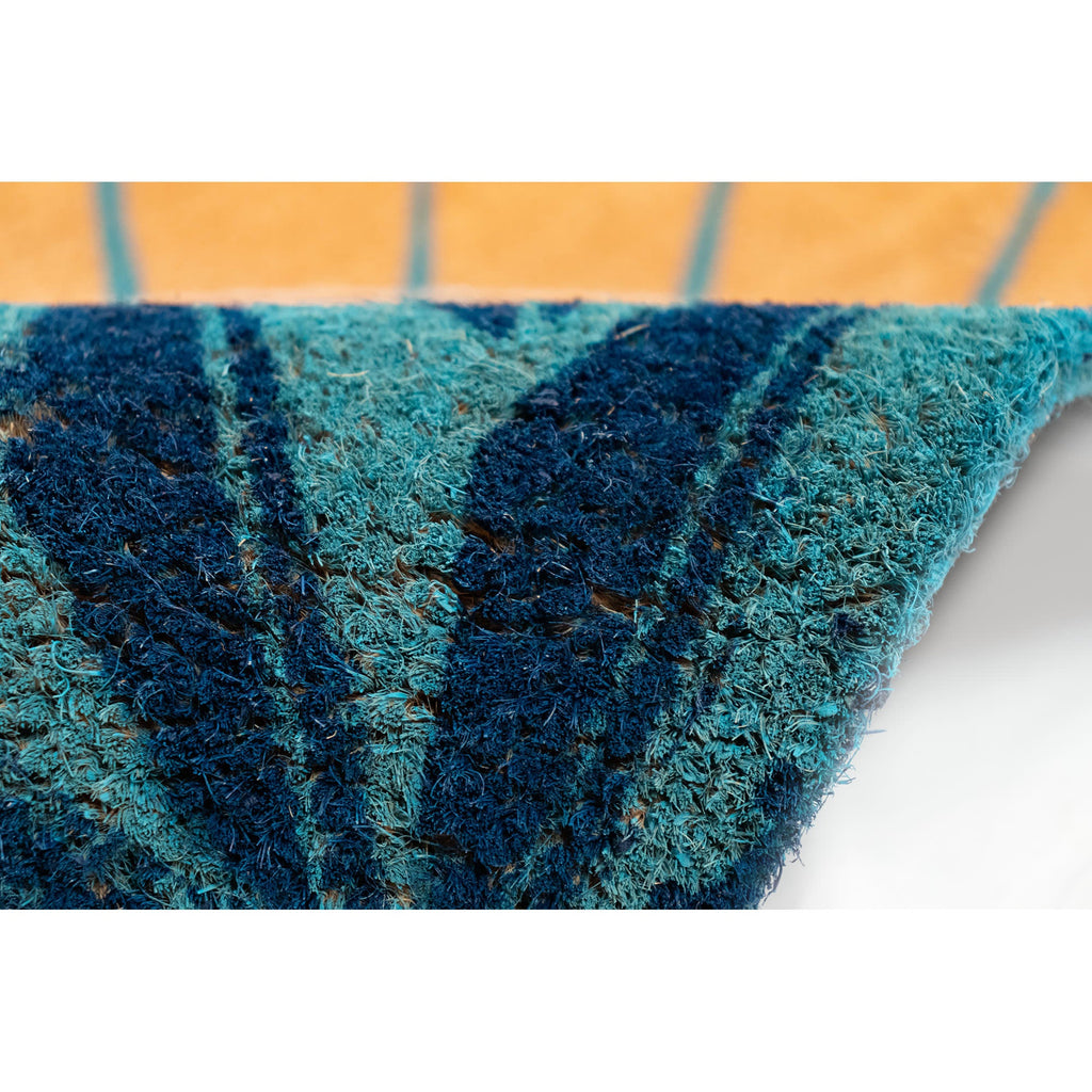 Natura Compass Coir Doormat with Non-Skid Backing