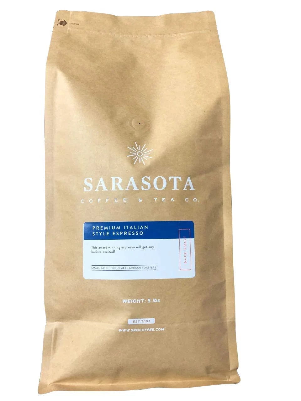5 lb Dark Roast Arabica Ground Coffee I2467