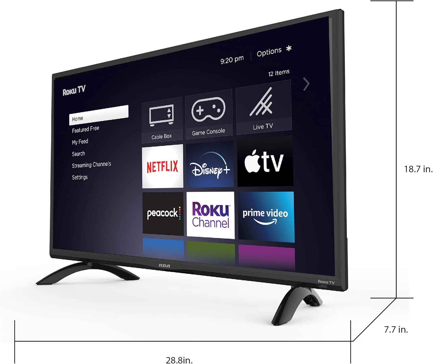 32-inch Flat Screen 720p Smart LED TV C8758