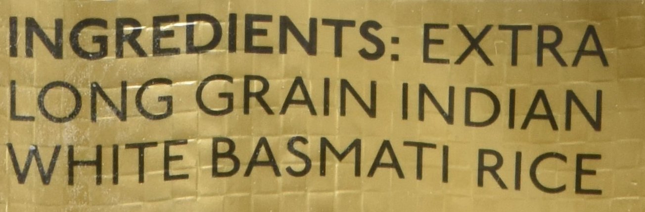 40 Pound Extra Long Grain Basmati Rice S89294