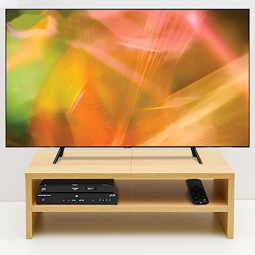 Wooden Monitor Stand Riser 2 Tier Laptop Stand with Storage X680399