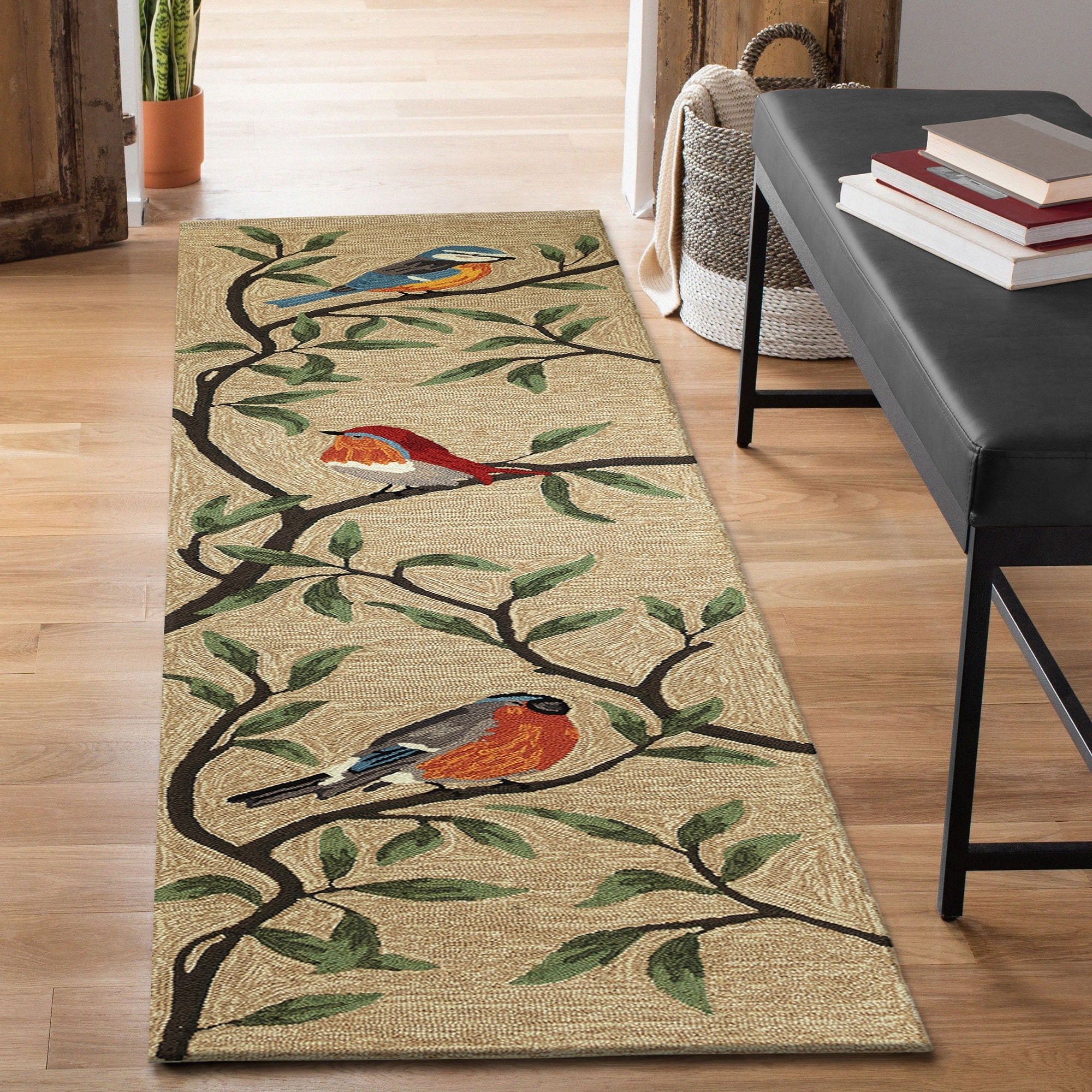 Ravella Birds On Branches Indoor/Outdoor Area Rug