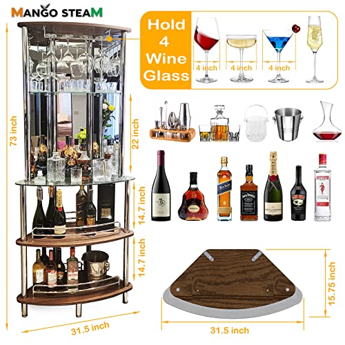 Contemporary Modern Home Entertainment Liquor Bar Table M540249