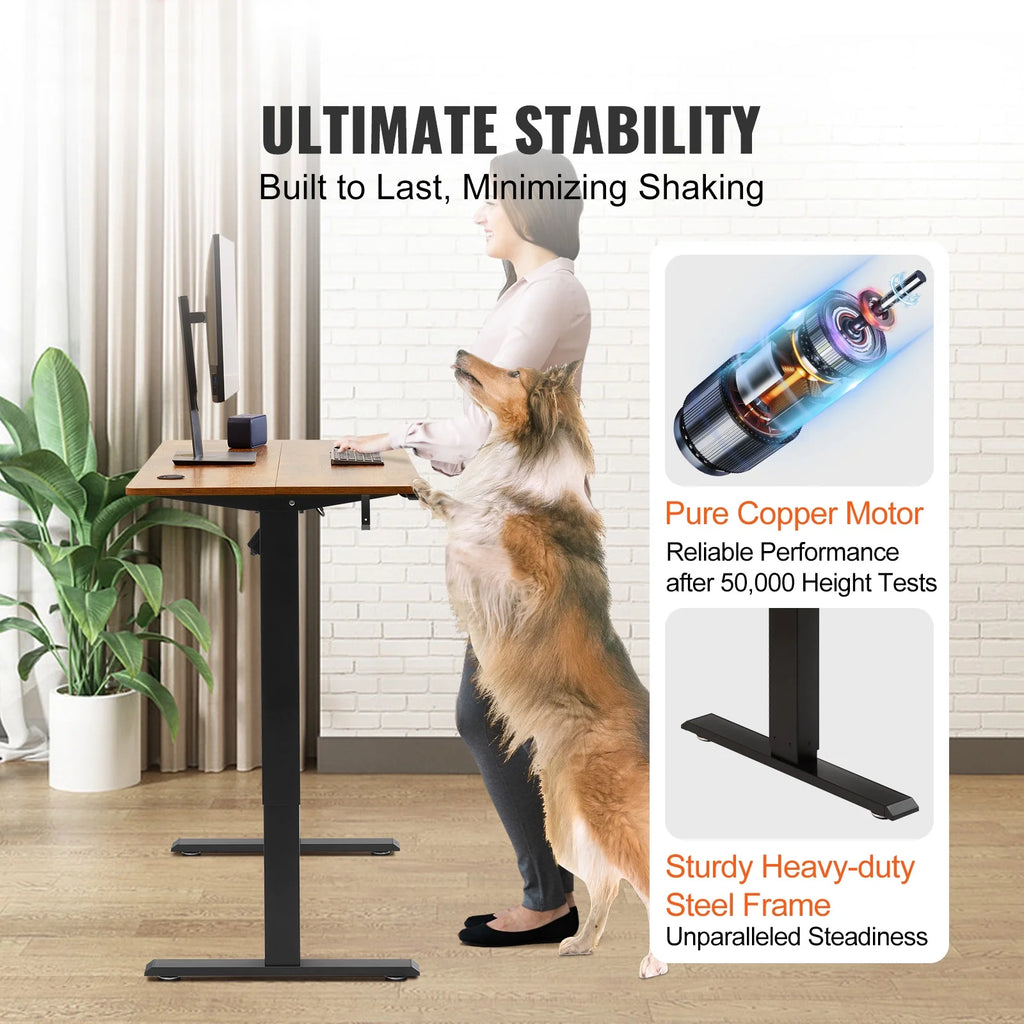 47.2" x 23.6" Adjustable Height Electric Standing Desk E138567