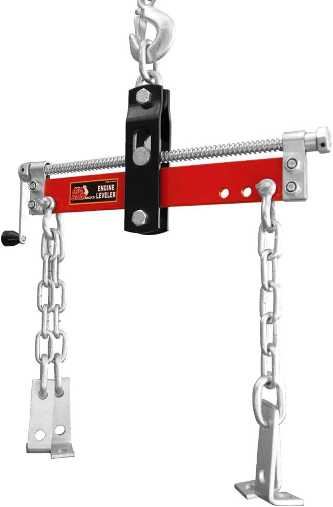 Steel 3 Position Engine Leveler with Adjustable Handle, 3/4 Ton (1,500 lb) Capacity, Pack of 2 W32101