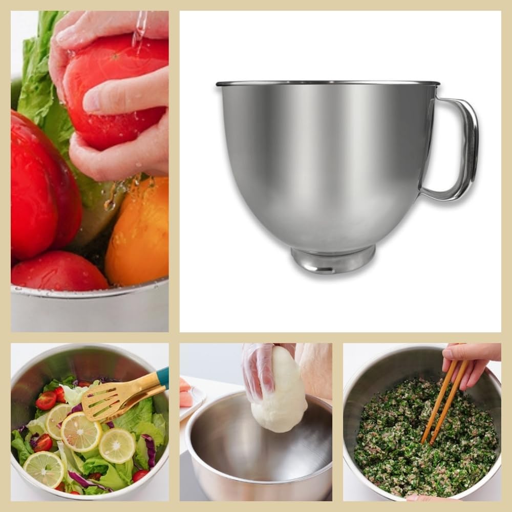 Silver 4.5L Stand Mixer Bowl S541728