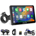 7" Waterproof Motorcycle Carplay Screen with Dual Dash Cam R29596