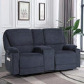 Light Grey 2 Seater Manual Reclining Loveseat Sofa S60195