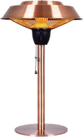1500W Infrared Electric Patio Heater with Brush Copper Finished O83581