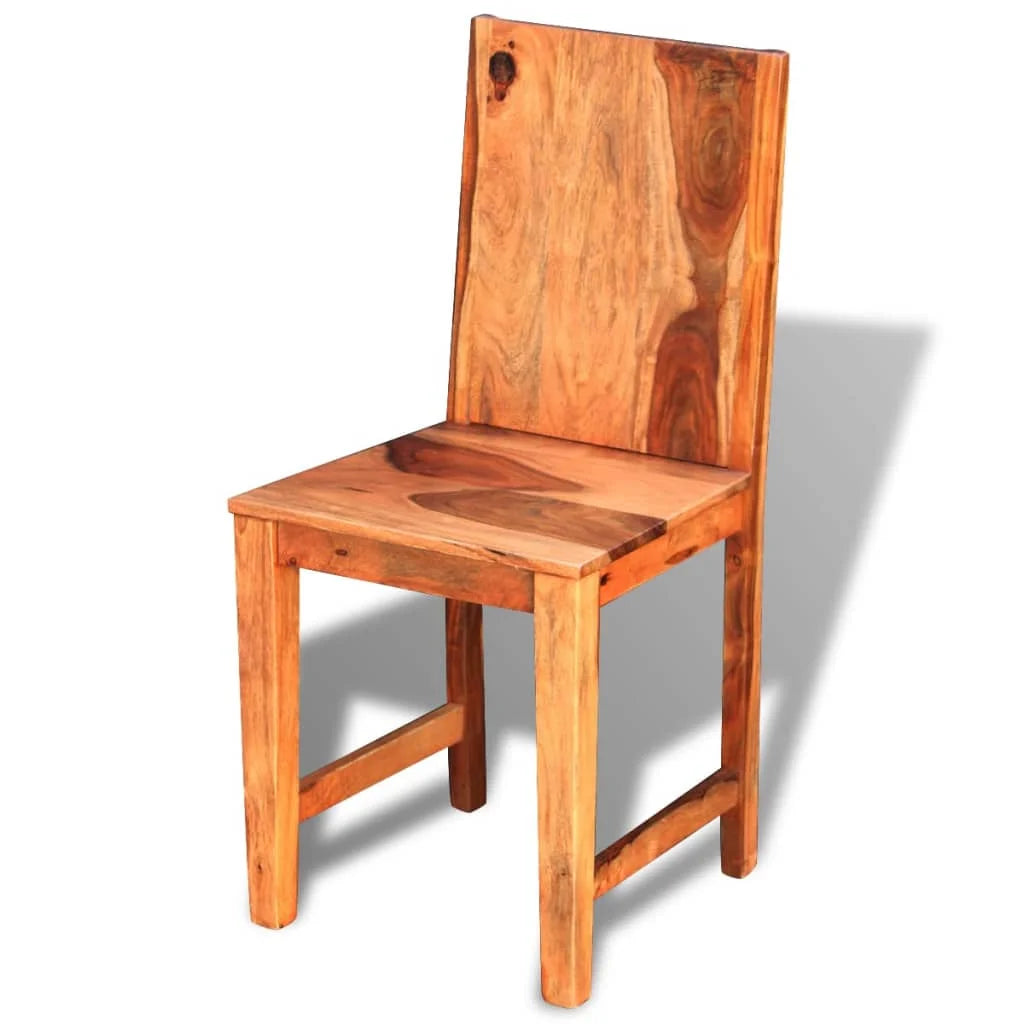 4 pcs Solid Sheesham Wood Dining Chairs A794