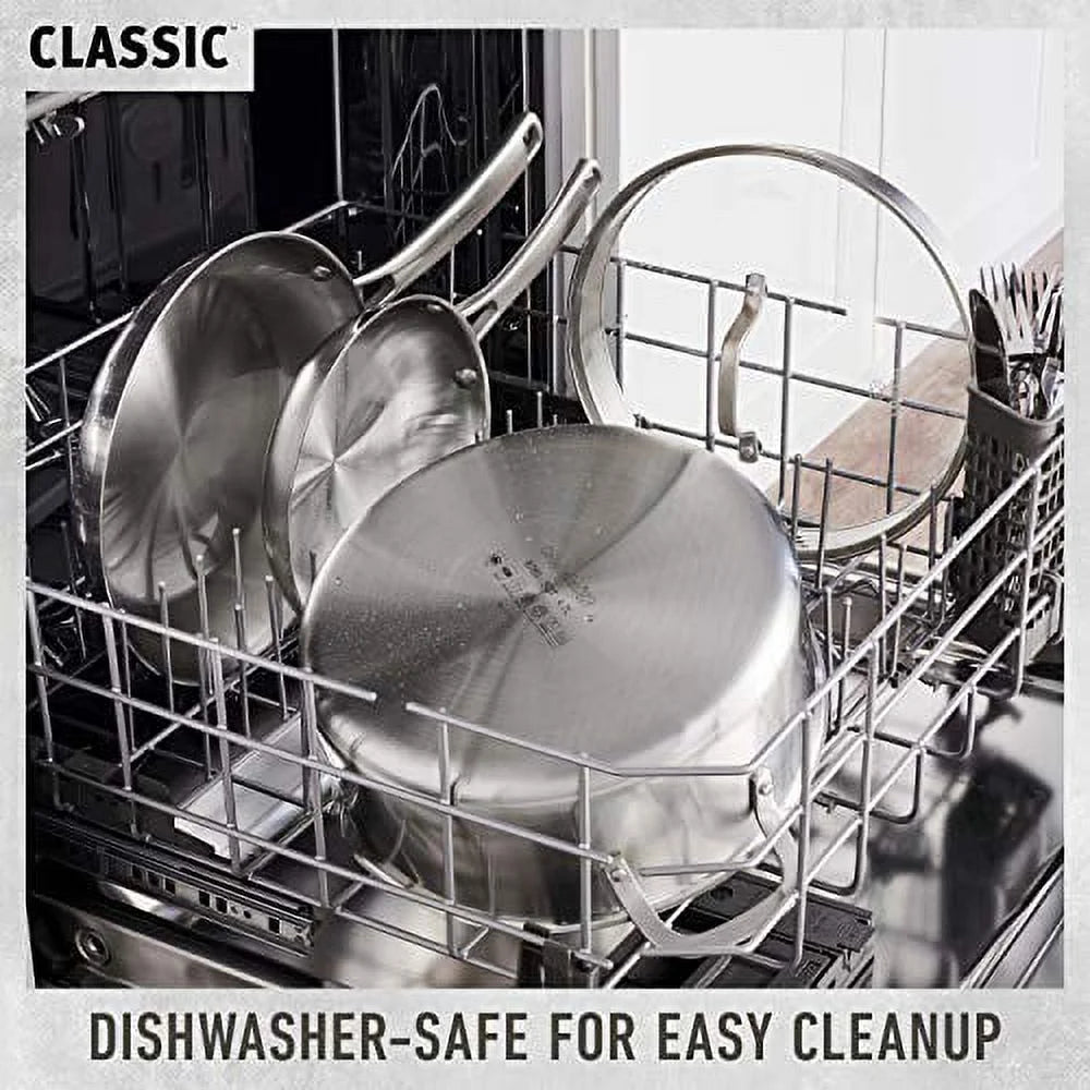 10-Piece Stainless Steel Cookware Set E413227