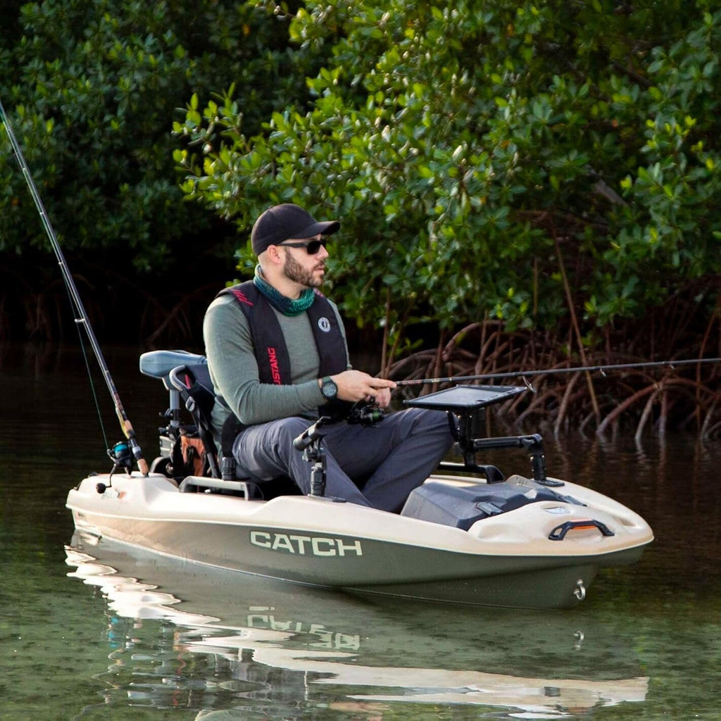 Forest Green Magnetic Grey 10 ft Sit-on-Top Fishing Kayak K736