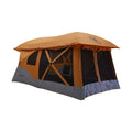 Orange 8 Person Pop Up Camping Hub Tent with Screen Room R291383