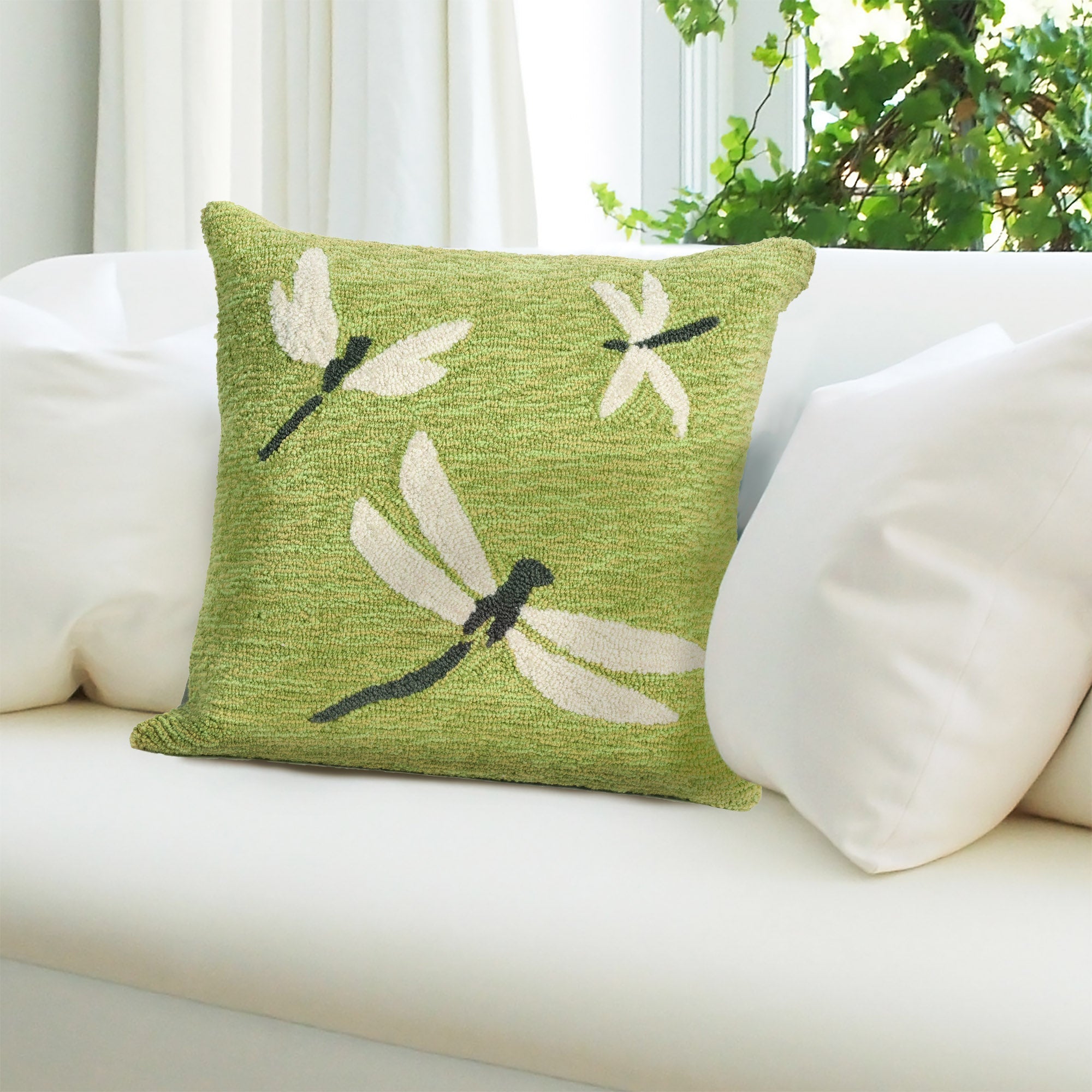 Frontporch Dragonfly Indoor Outdoor Throw Pillow