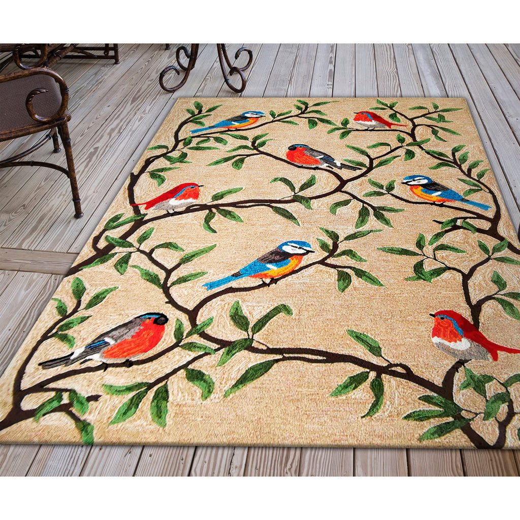 Ravella Birds On Branches Indoor/Outdoor Area Rug