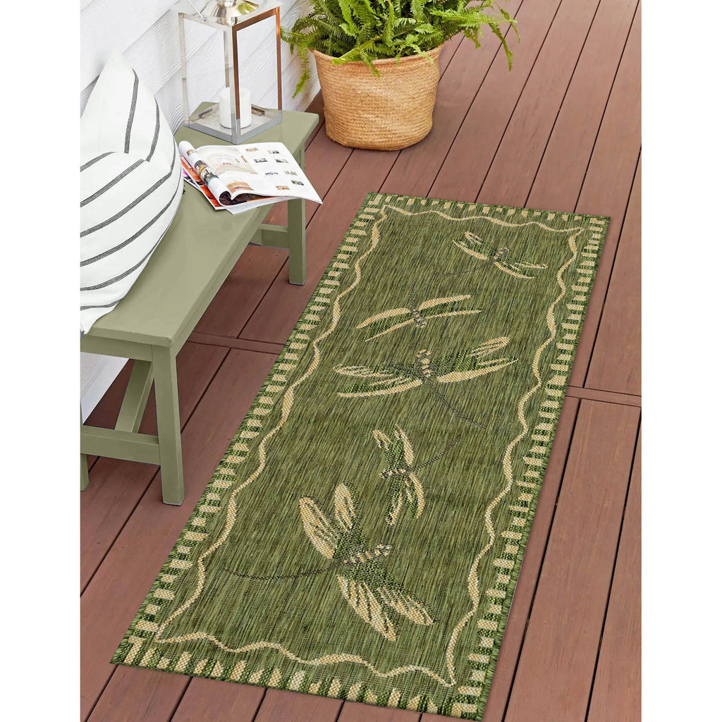 Carmel Dragonfly Indoor Outdoor Area Rug