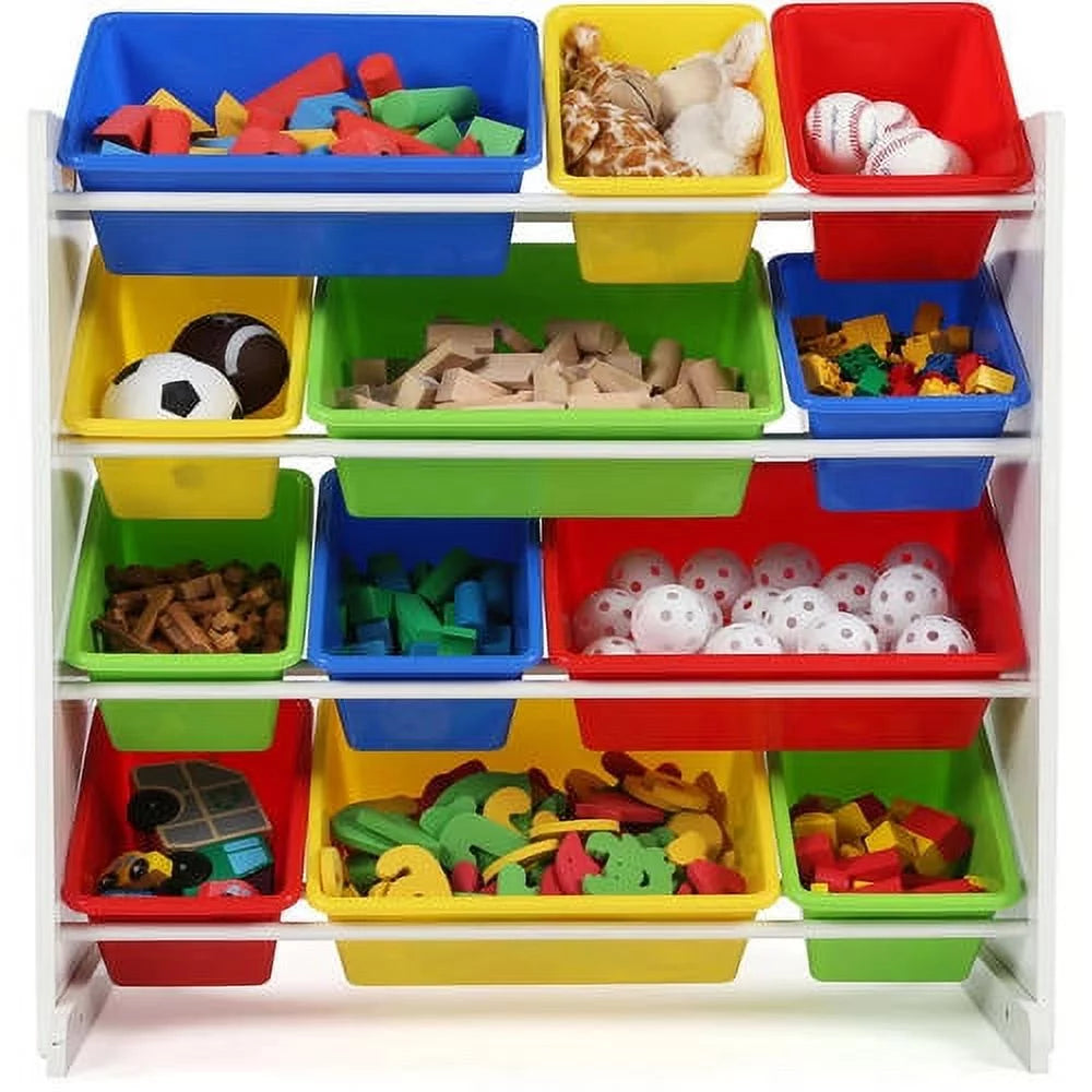 12 Bin Kids Toy Storage Organizer O2051