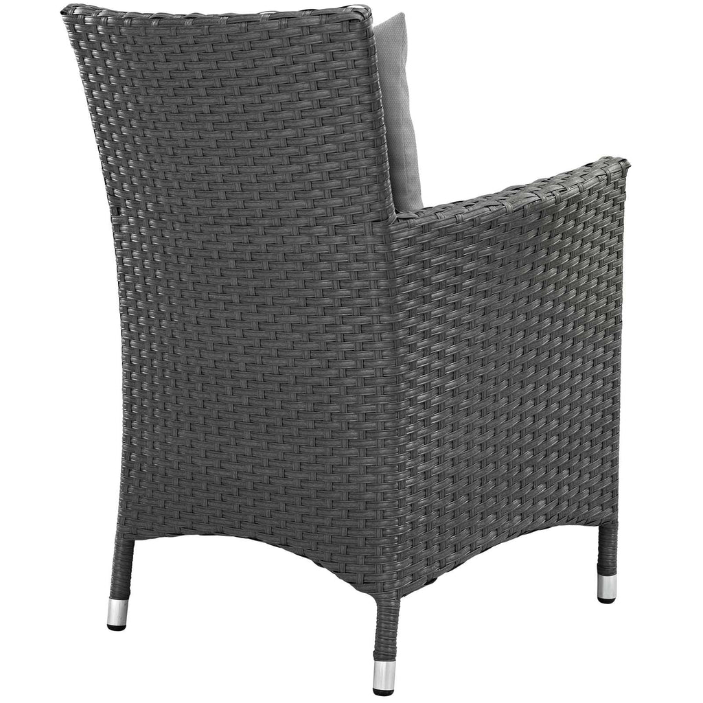 9 Piece Outdoor Patio Dining Set in Canvas Gray R30065