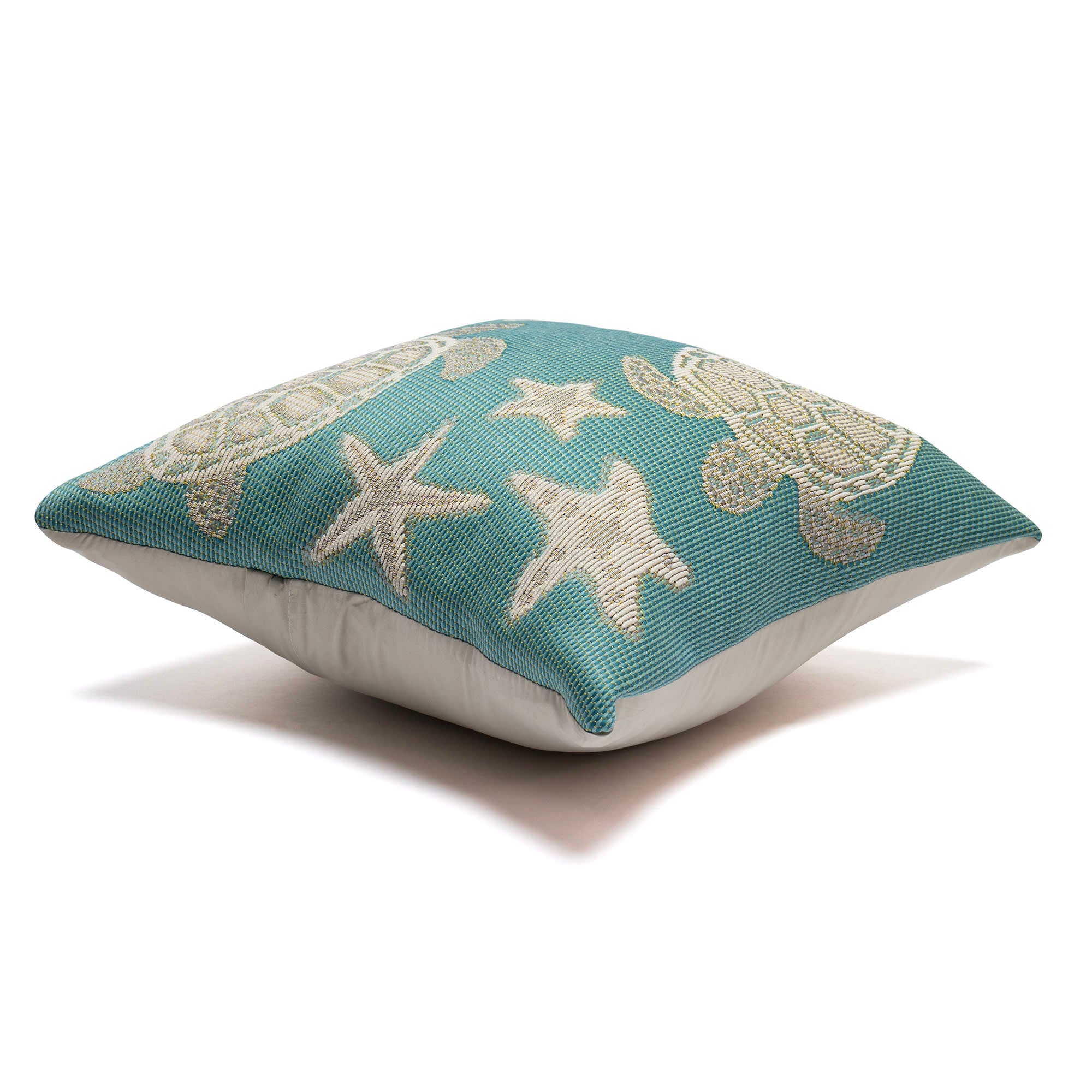 Marina Turtle And Stars Indoor Outdoor Throw Pillow