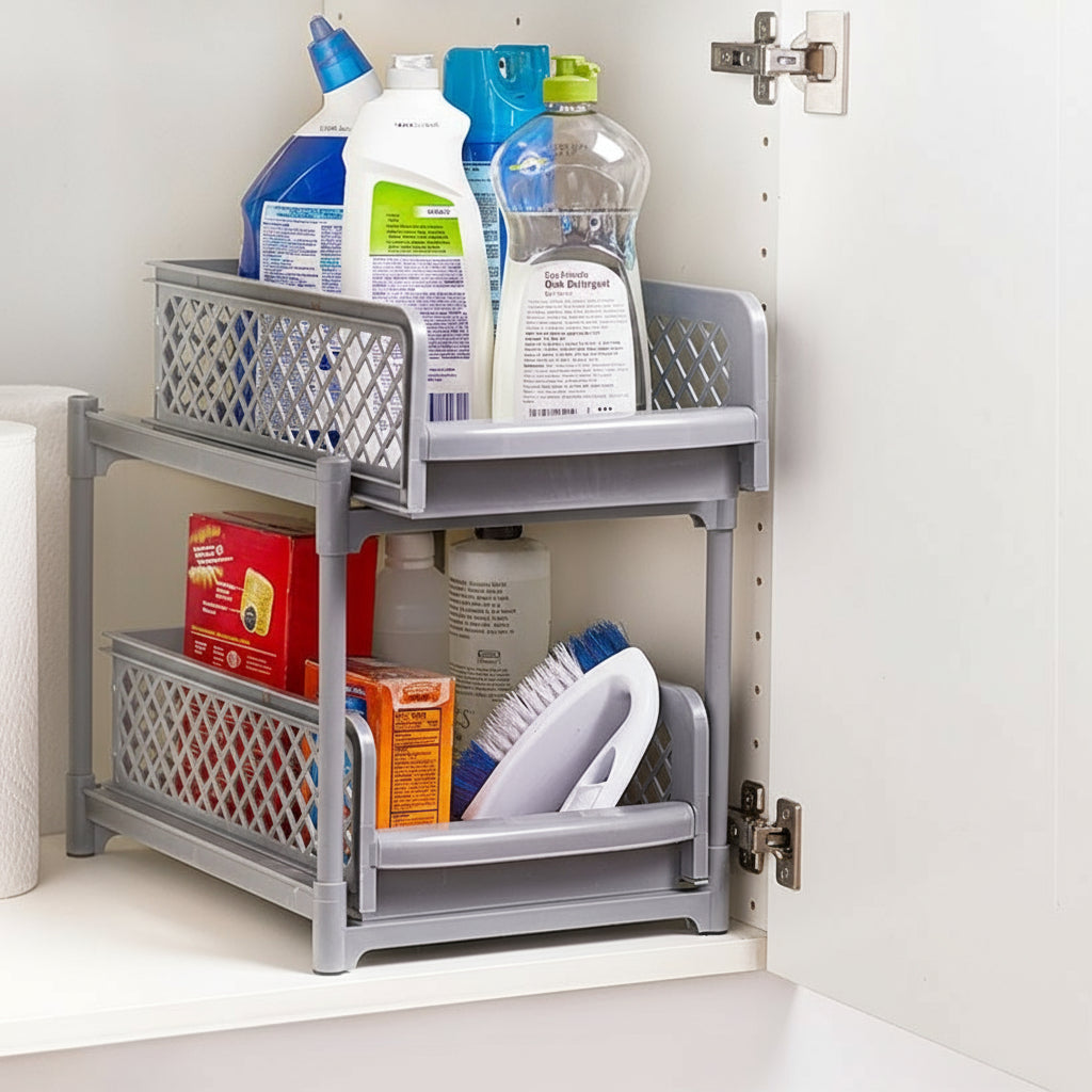 Plastic Sliding Drawer Cabinet Baskets B897405
