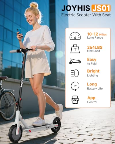 Electric Scooter with Seat, 16 Mph, 8.5'' Tire, 350W Motor Q1208