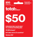 $50 No-Contract Single-Device Unlimited Talk, Text & Data Plan with 10GB Hotspot Data & Int'l Calling e-PIN R773230
