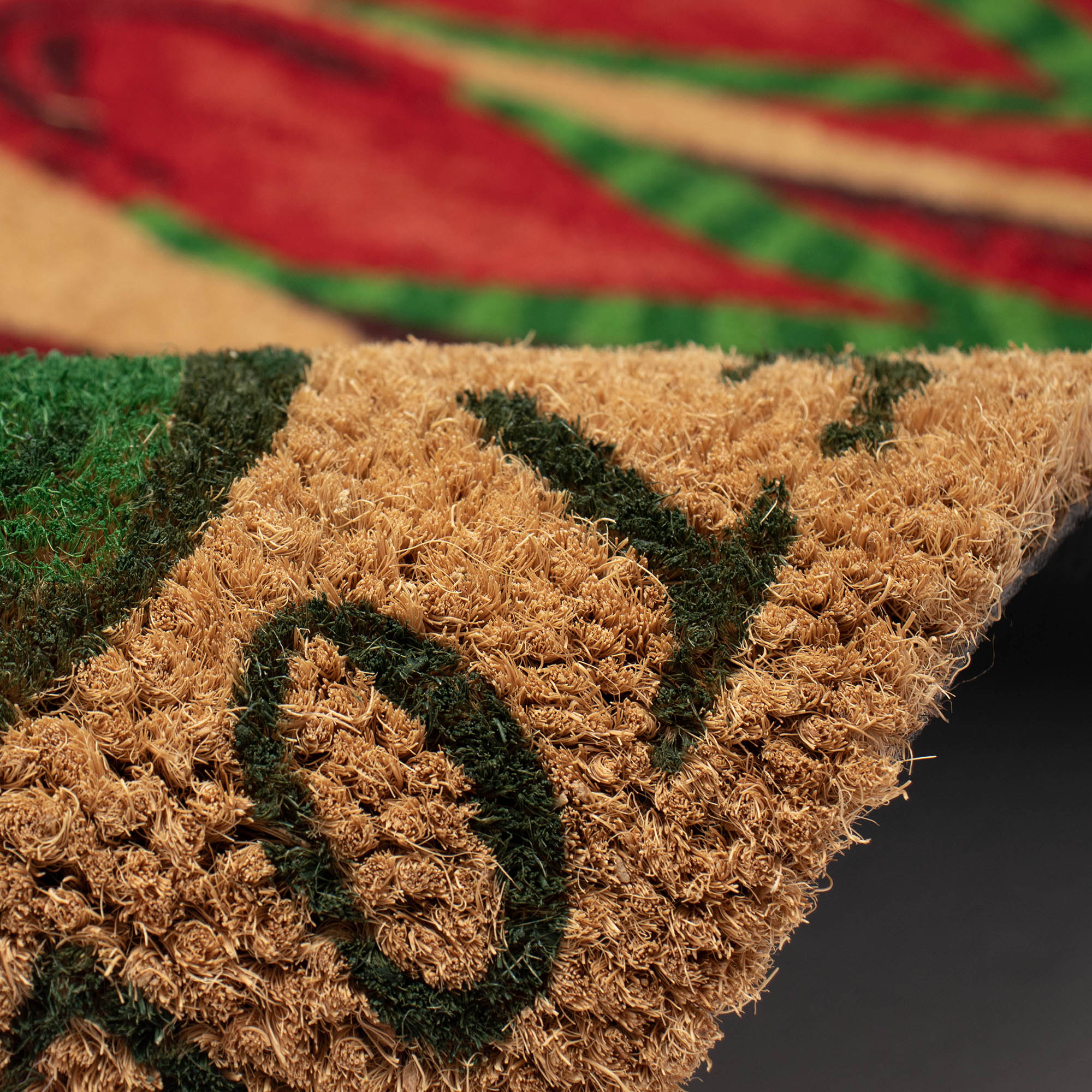 Natura Wipe Your Mistletoes Coir Doormat with Non-Slip Backing