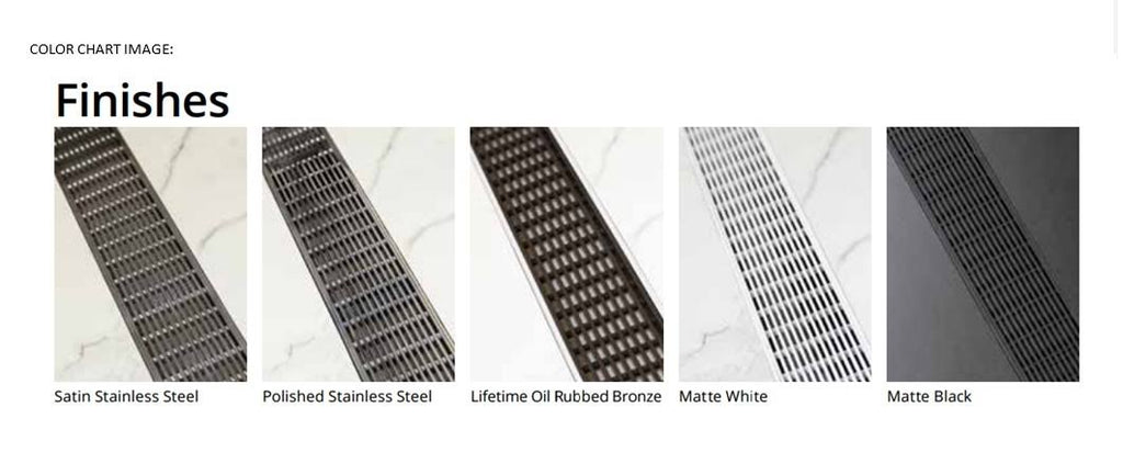60 inch Drain Grate - Bronze F5387