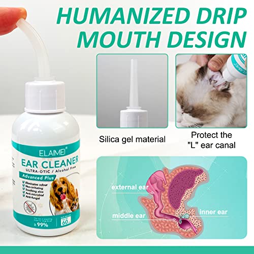 Ear Cleaner for Dogs, 60ml B3456