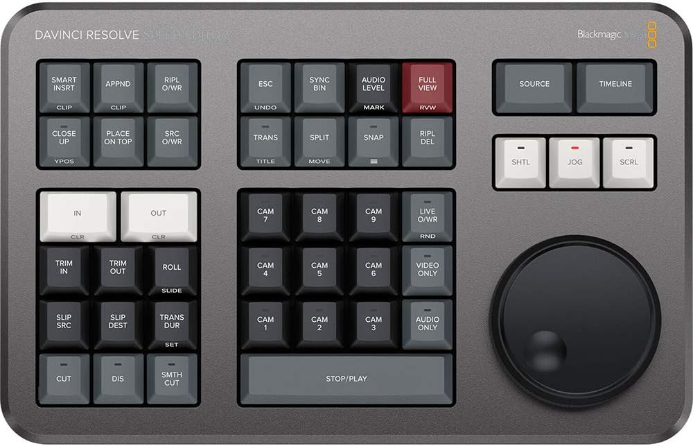 Davinci Resolve Speed Editor Bundle with Davinci Resolve 17 Studio (Activation Card) (2 Items) S729243