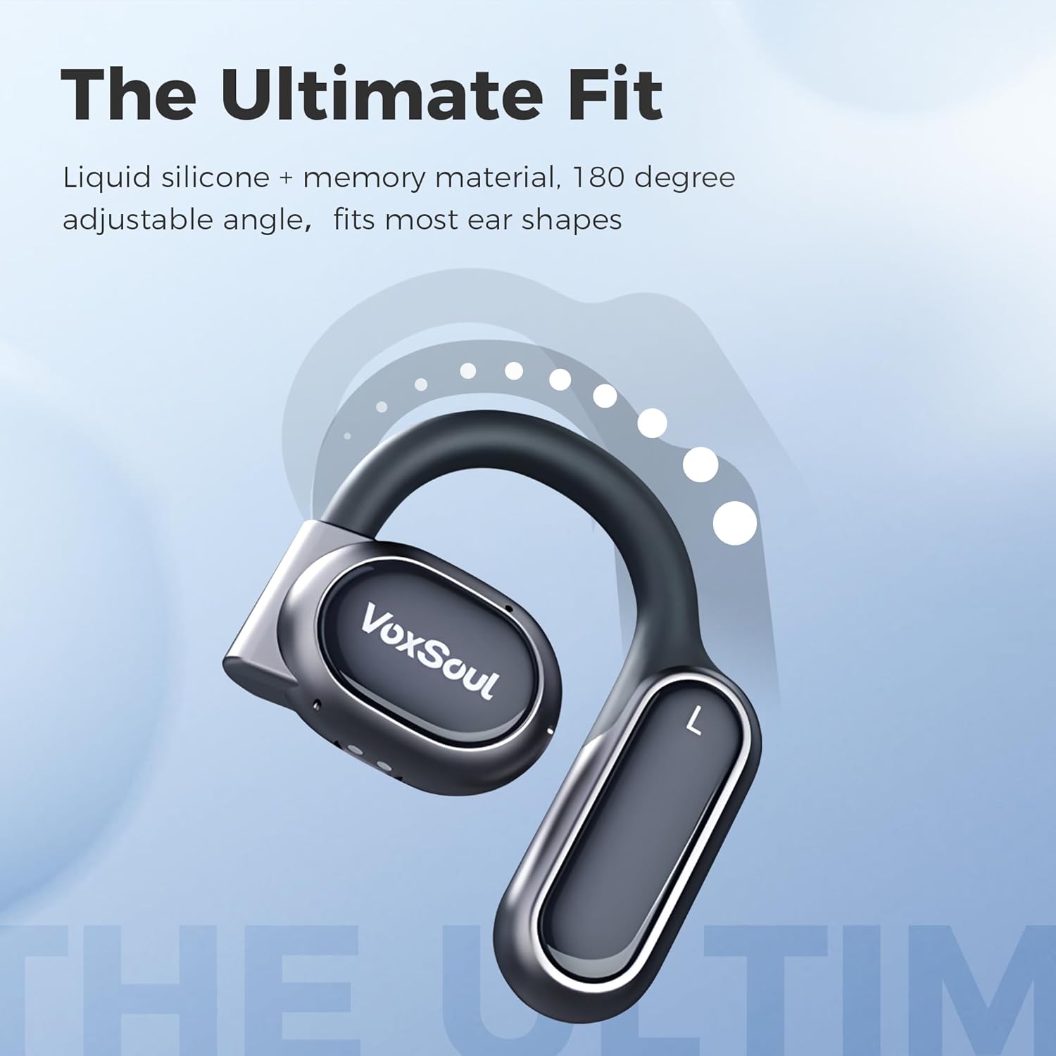 Open Ear Wireless Bluetooth Headphones with 2 Microphone, 55H Play Time S10920
