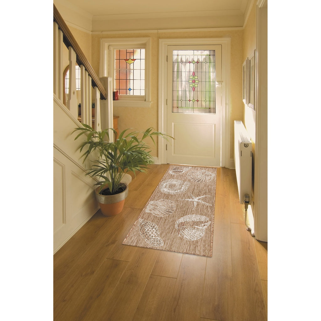 Carmel Shells Indoor Outdoor Area Rug