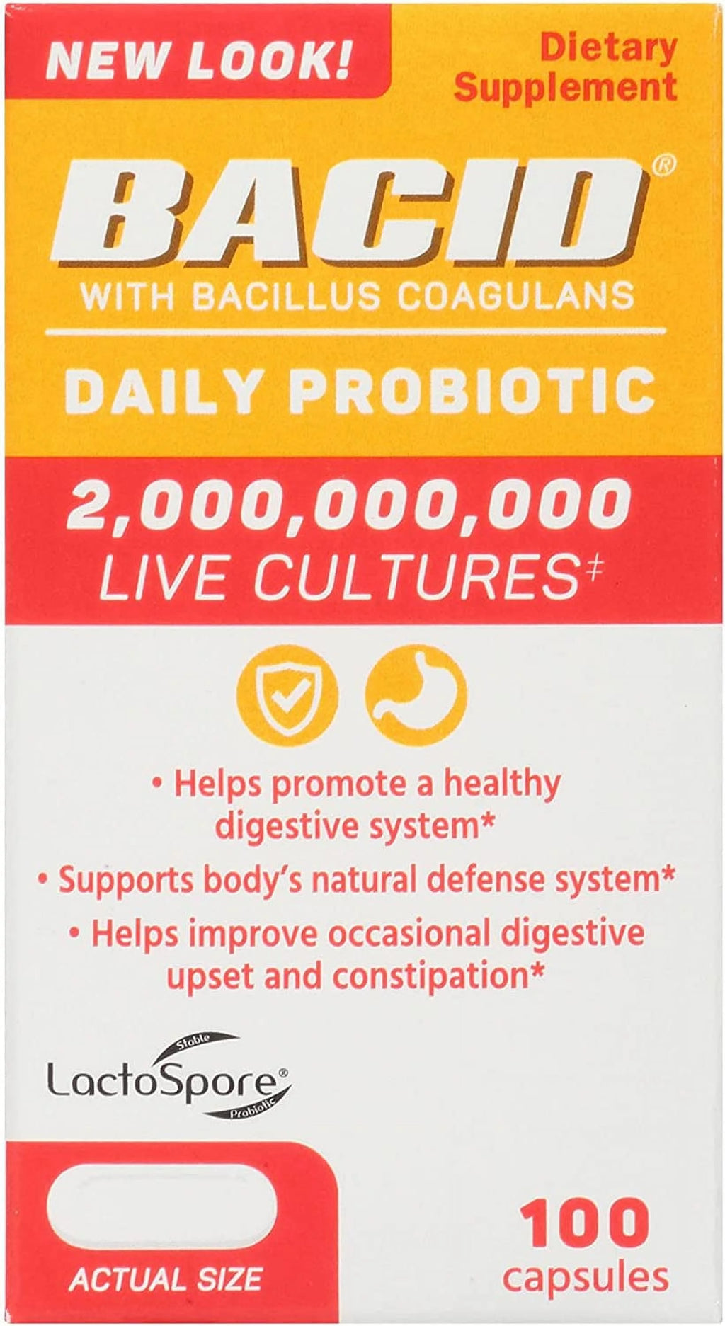100 ct Probiotic with Bacillus Coagulans V521916