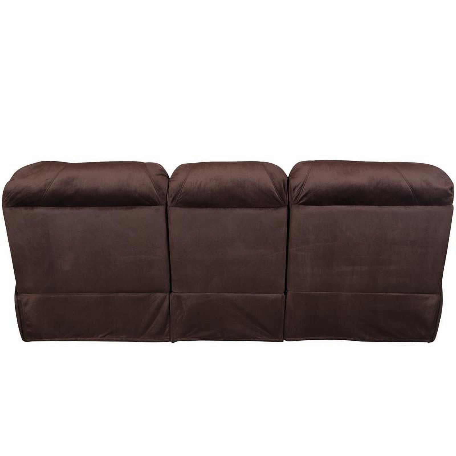 Chocolate Reclining Sofa T53993