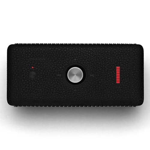 Black & Brass Portable Bluetooth Speaker R1426