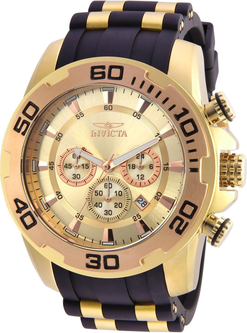 Black Quartz Analog Watch V1572