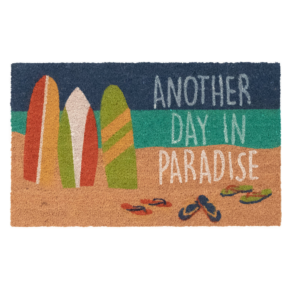 Natura Beach Paradise Coir Doormat with Non-Slip Backing