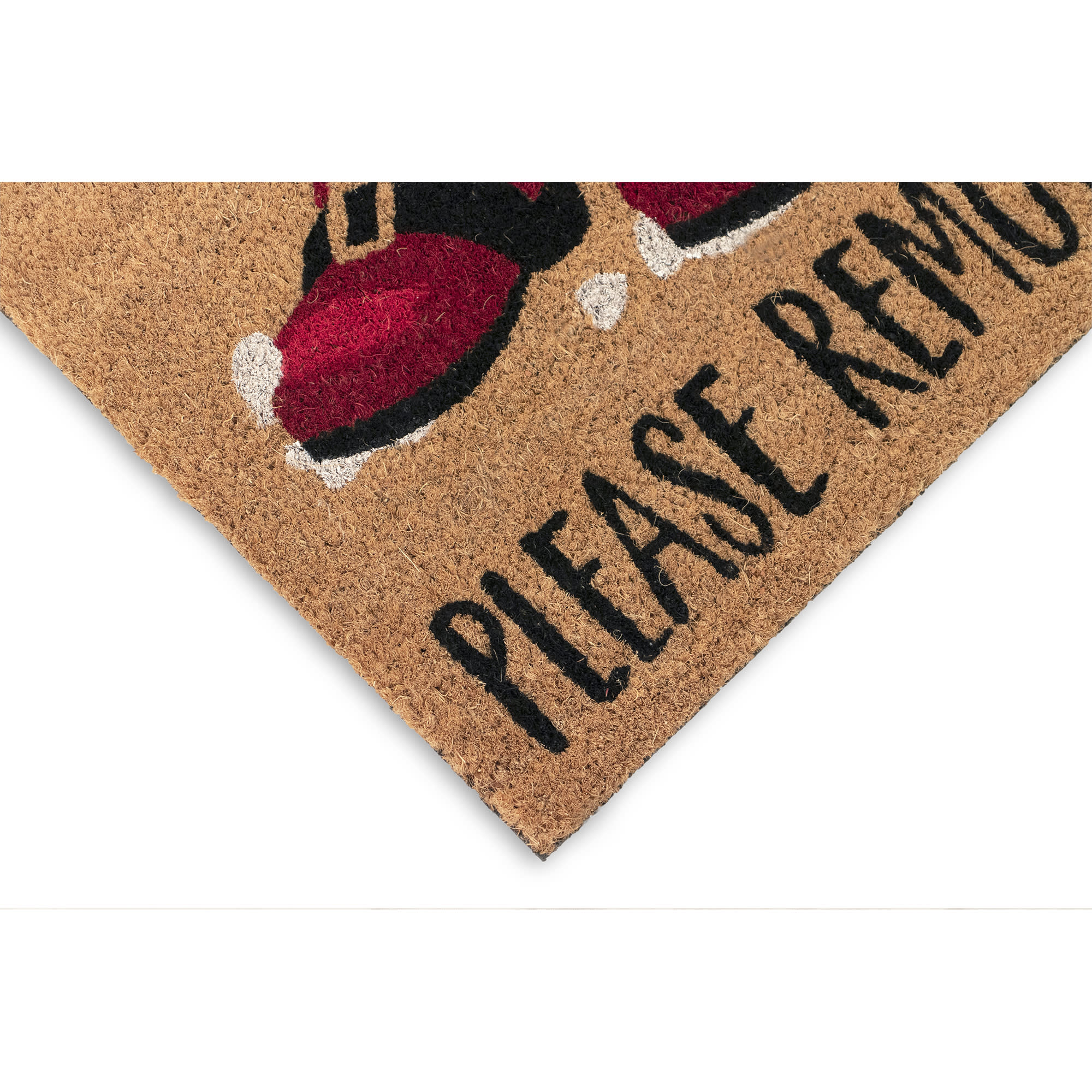 Natura Santa Boots Coir Doormat with Non-Slip Backing
