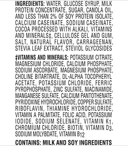 Rich Chocolate 8 FL OZ Bottles 12 CT Protein Nutritional Drink U79753
