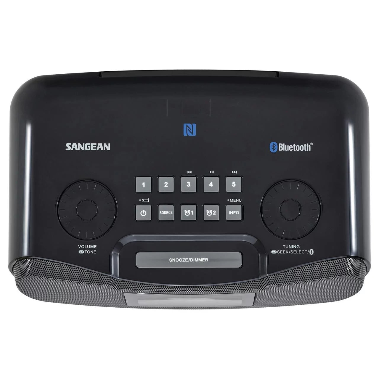 Digital AM/FM Bluetooth Clock Radio with USB Charger M41332