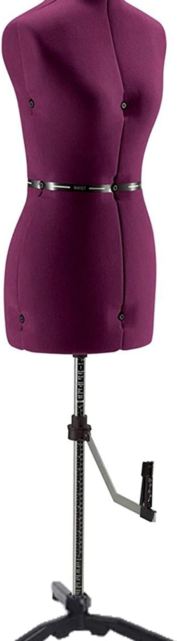 Maroon Nylon Child-size Adjustable Dress Form O932