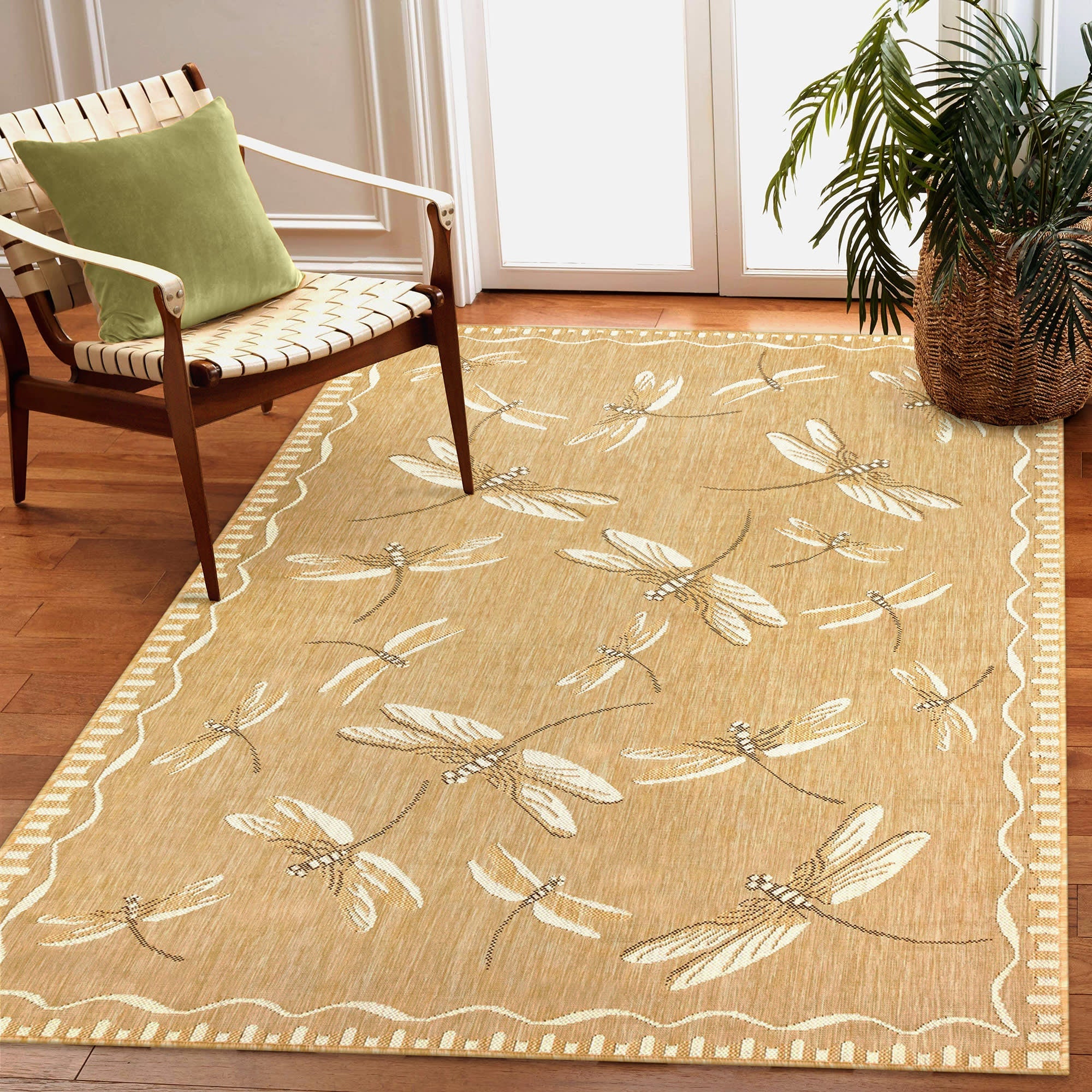 Carmel Dragonfly Indoor Outdoor Area Rug
