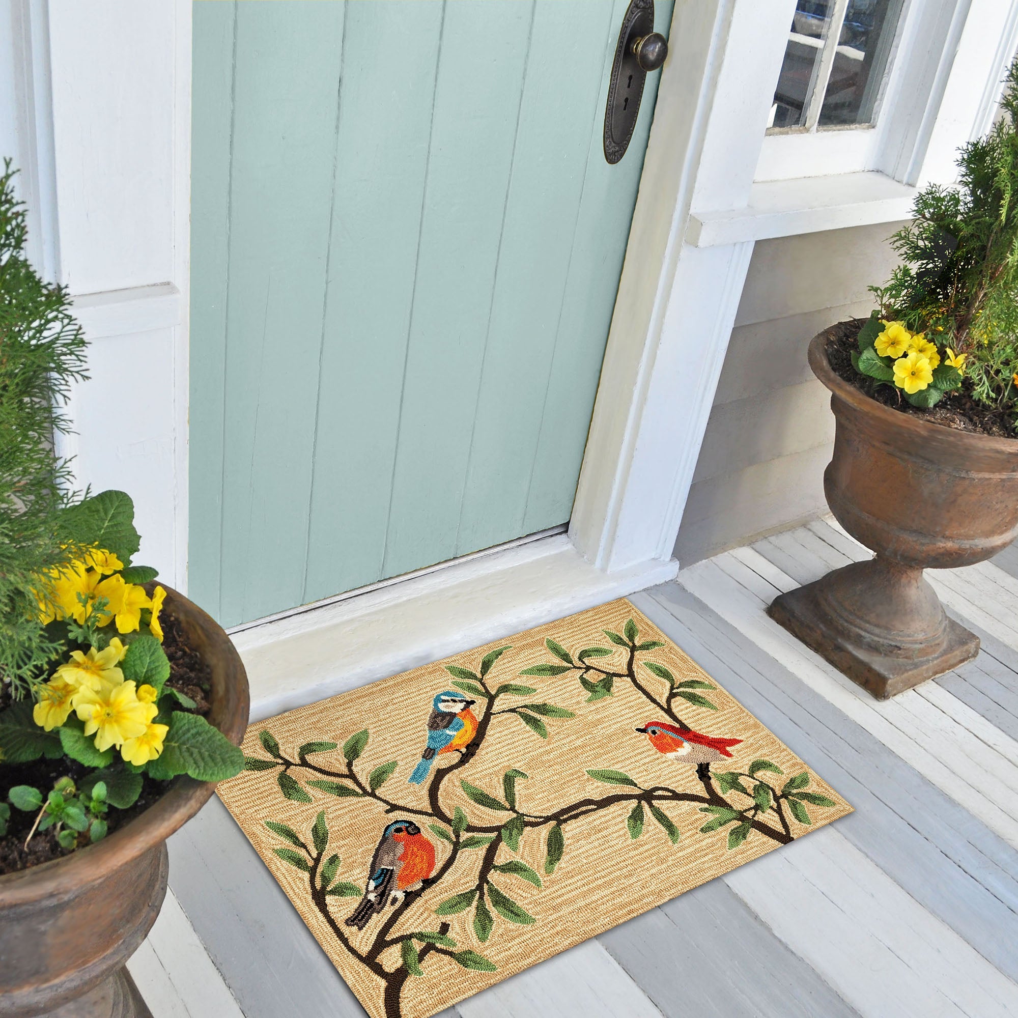Ravella Birds On Branches Indoor/Outdoor Area Rug