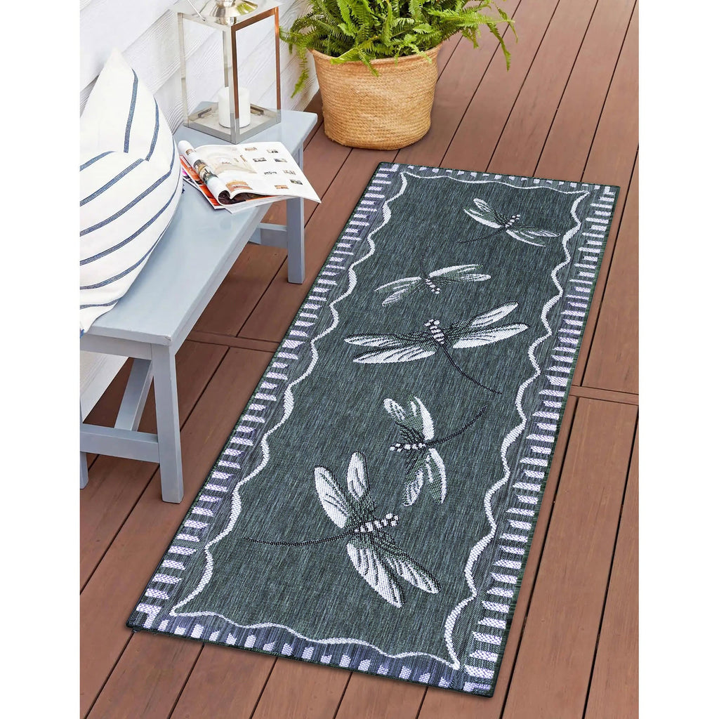 Carmel Dragonfly Indoor Outdoor Area Rug