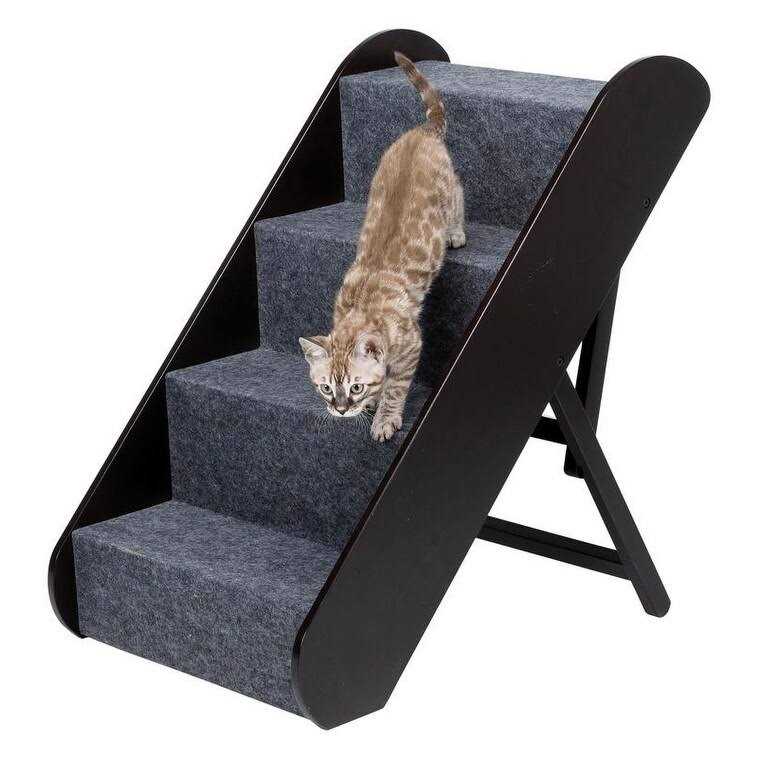 Adjustable 4-Step Pet Stairs Z86090