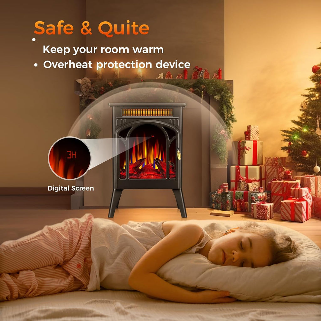 1500W Infrared Electric Stove Heater with Remote Control D77744