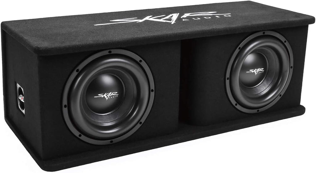 Dual 10" 2,400 Watt Loaded Subwoofer Enclosure with Amplifier Y61208