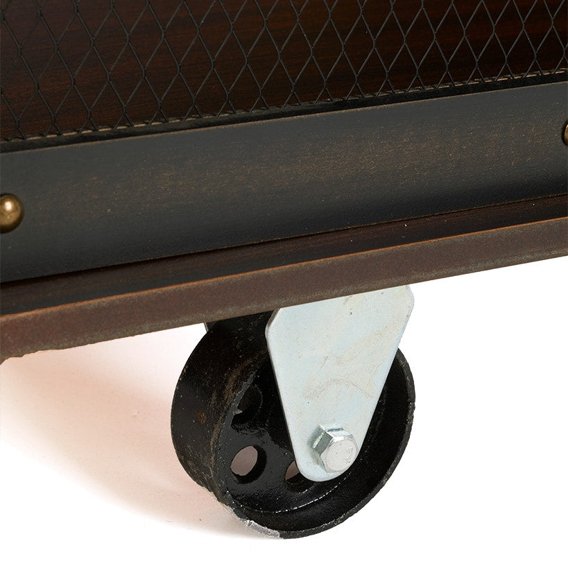 Industrial Rolling Buffet Serving Cart - Kitchen or Bar